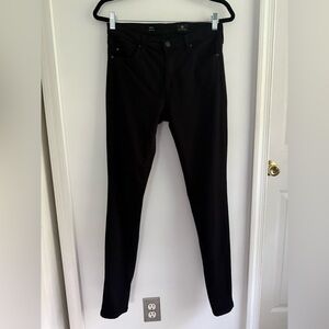 NWOT AG Adriano Goldschmied Prima Cigarette Leg Black Jeans 28R